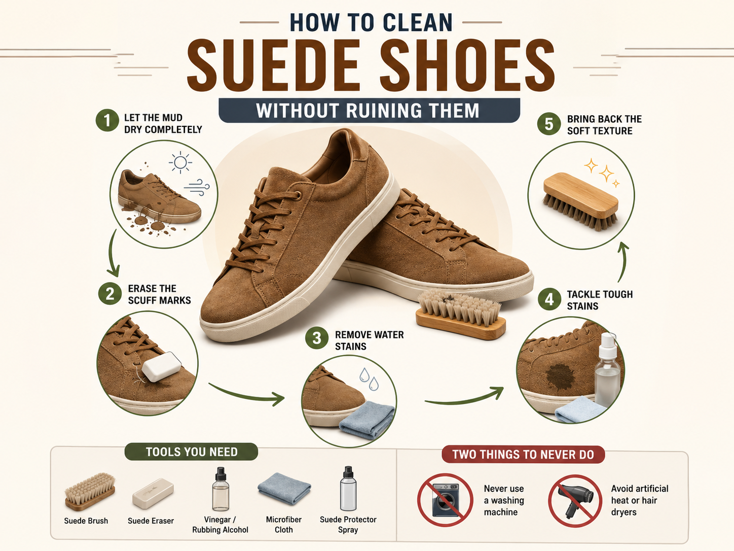 Clean Suede Shoes Without Ruining Them