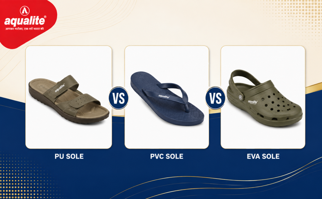 PU Sole vs PVC Sole vs EVA Sole